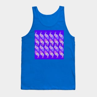 peacock bird in mandala pattern arts Tank Top